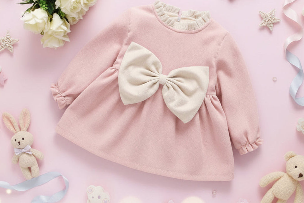 Cozy Bowknot Dress