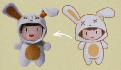 Soft Baby Bunny Plushie Soft & Cuddly