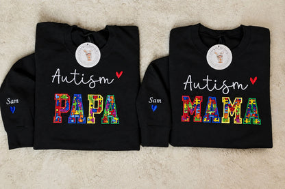 Autism Embroidered Sweatshirt