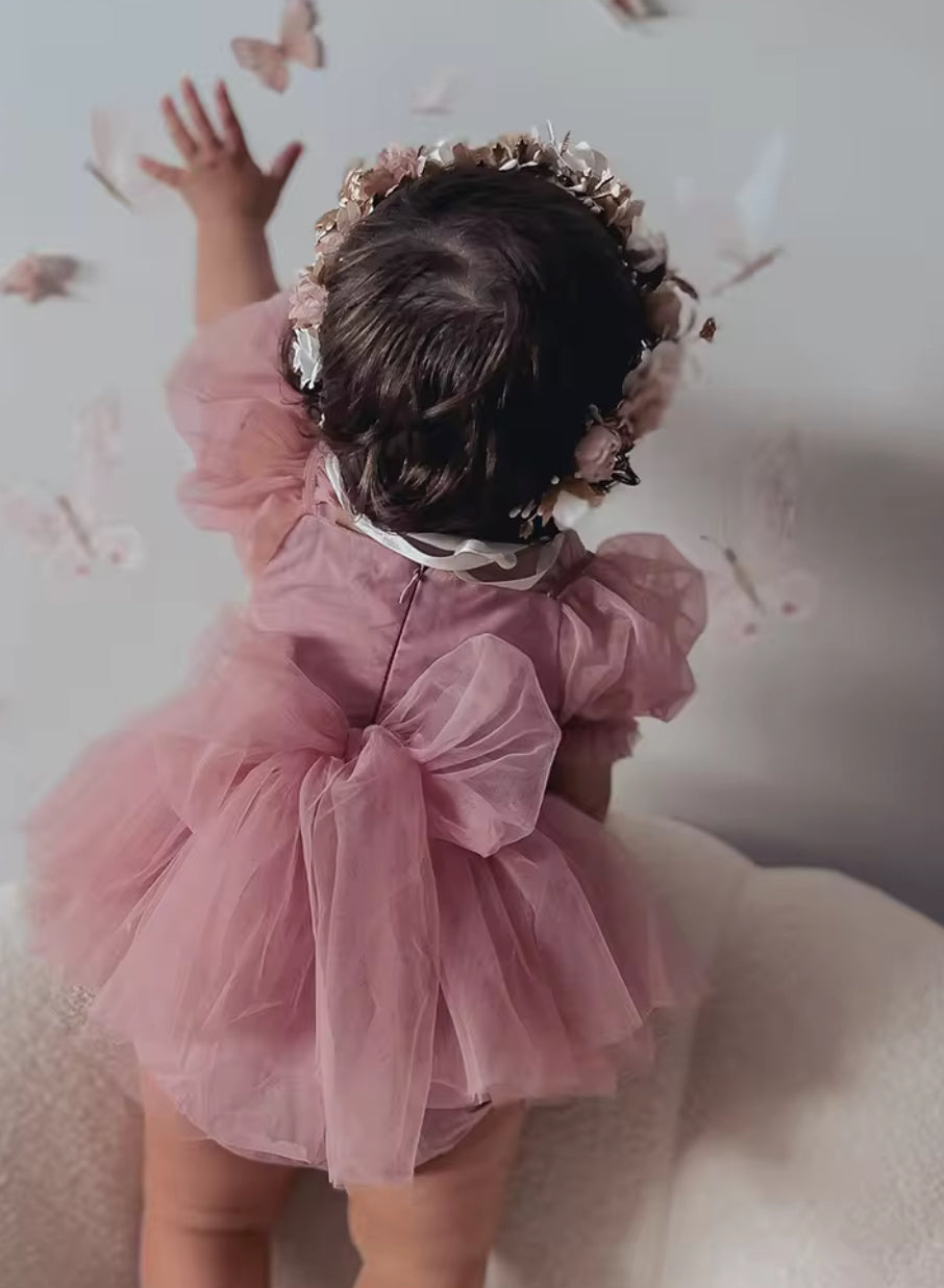 Princess Romper Dress Girls Photoshoot