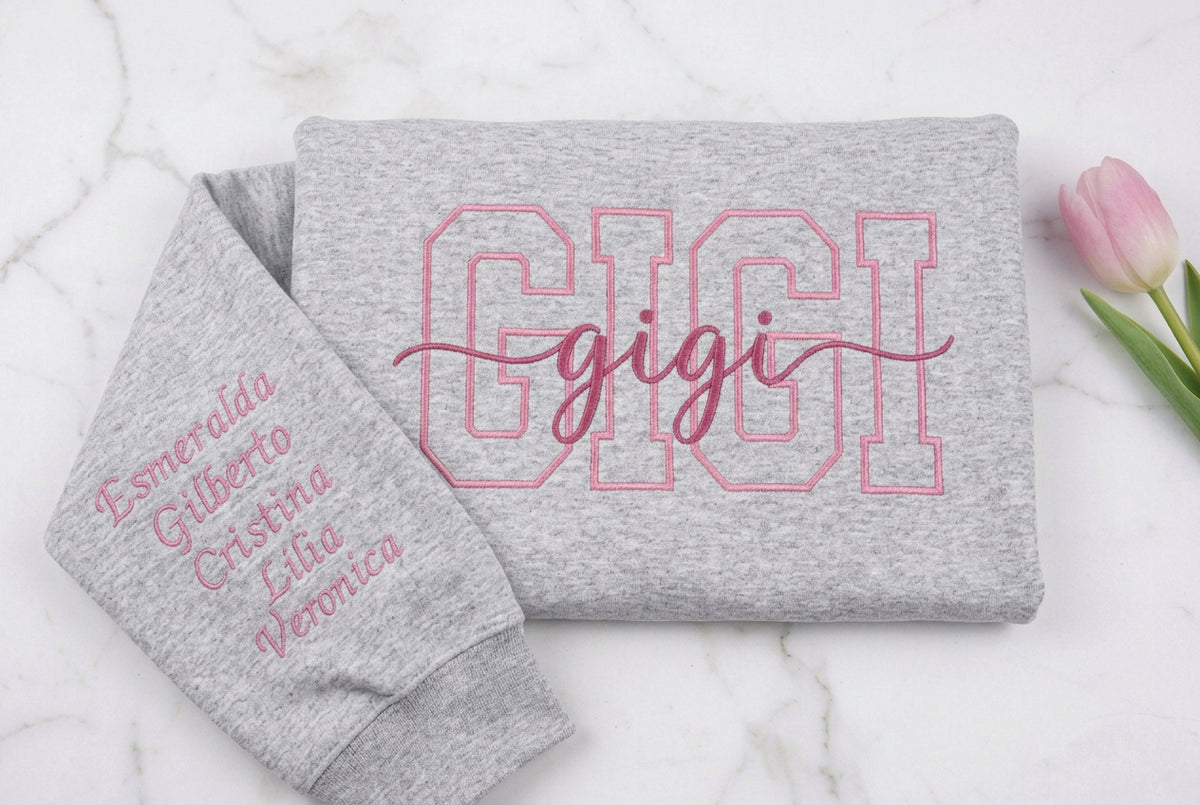 GIGI Coquette Embroidered Sweatshirt