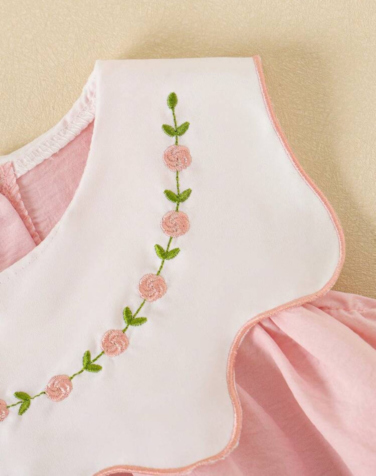 Vintage Baby Girl Princess Dress Embroidered Summer Dress