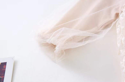 Baby Girls Dress Embroidered Mesh Lace Dress