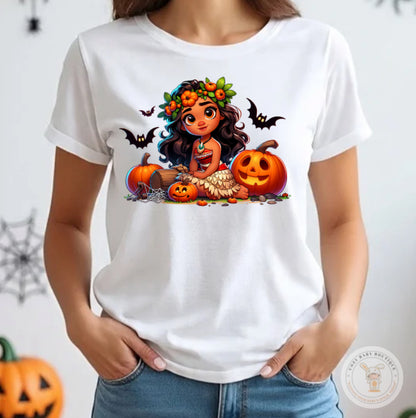 Halloween Hero & Princesses Characters T-Shirt for Kids & Adults