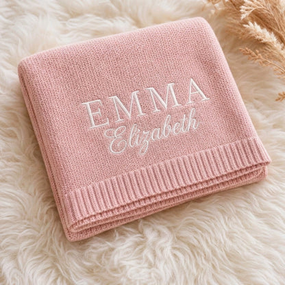 Custom Embroidered Baby Blanket
