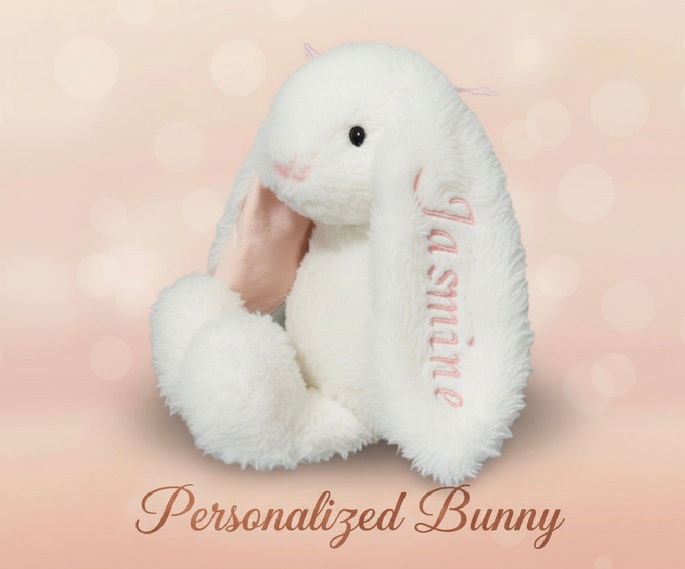 Custom Name Bunny Plushy