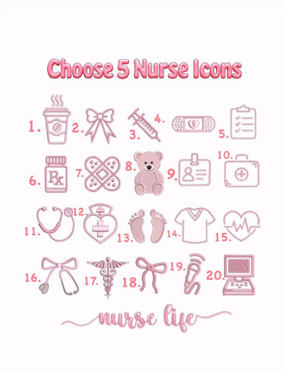 Coquette Nurse Sweatshirt Icons Nurse Gift