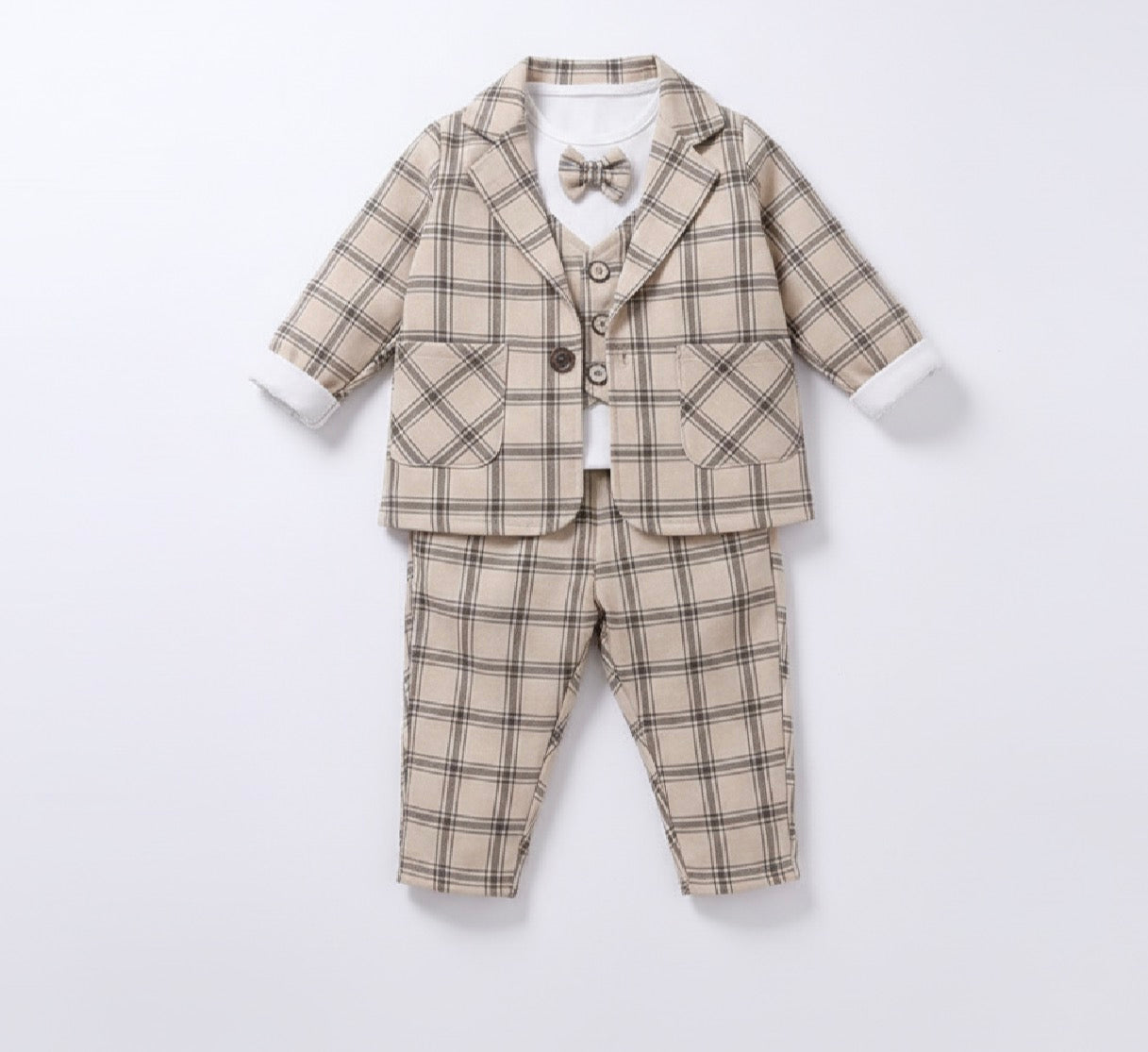 3-Piece Toddler Boy Tuxedo Set
