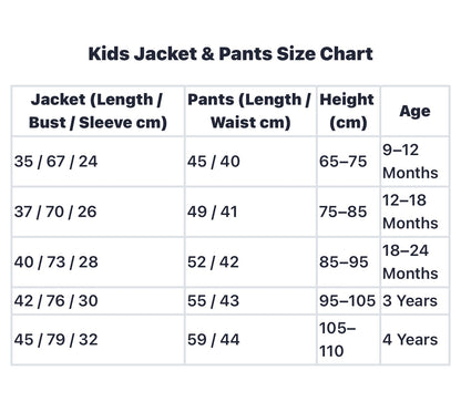 Winter Track Suit Set Jacket & Sweatpants