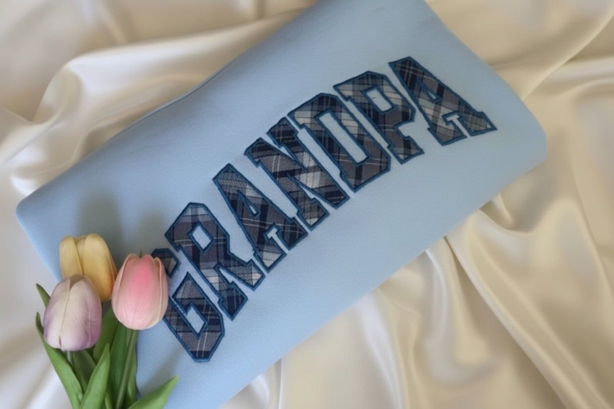 Grandpa Keepsake Appliqué Sweatshirt
