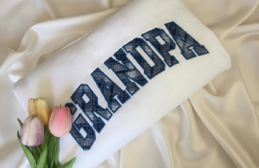 Keepsake Memory Sweatshirt Grandpa, Papa, Poppy Special Fabric