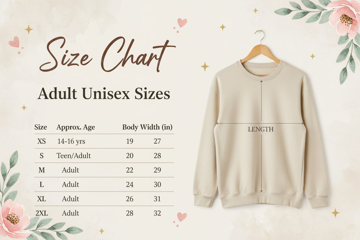 Matching Embroidered Family Sweatshirts DADDY, MOMMY, MIMI Design Adult & Toddler