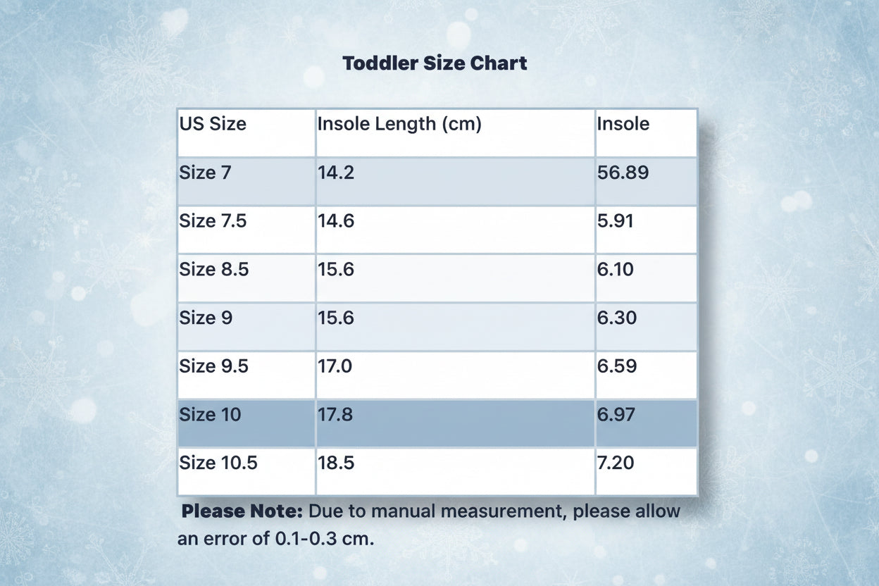 Winter Baby Snow Boots – Water Resistant & Warm Toddler Boots (Sizes 7–10)