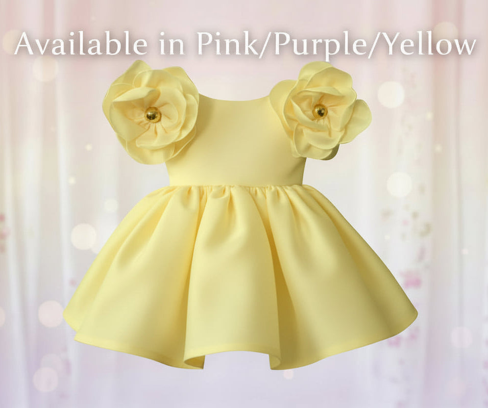 Princess 3D Flower Dress