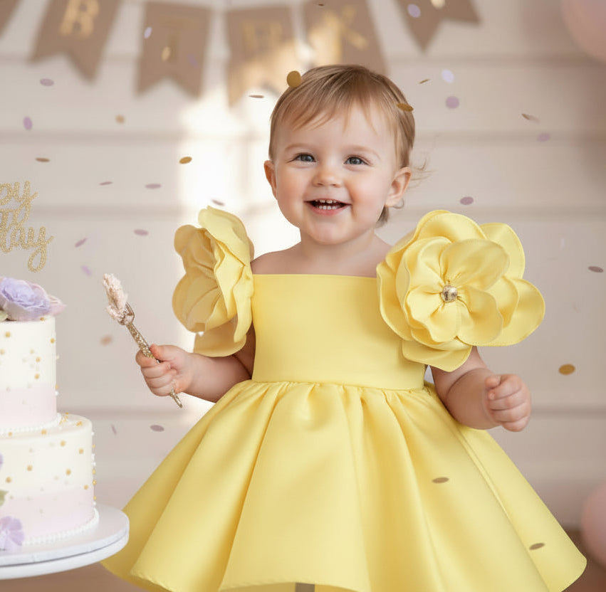 Princess 3D Flower Dress